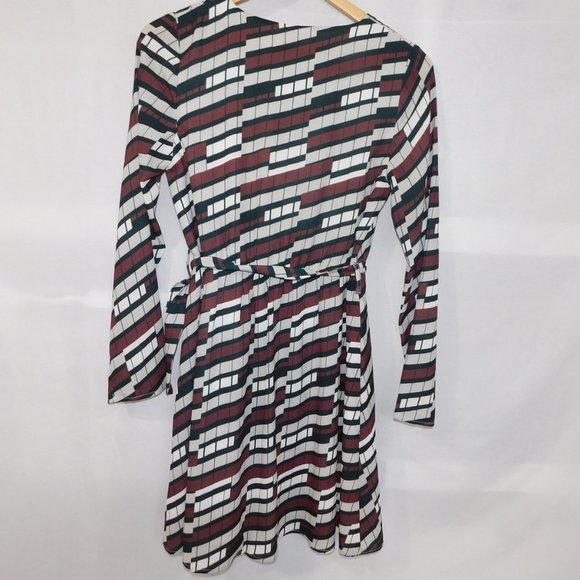 Pink Martini Womens S Around the  Block Wrap Dress - Picture 8 of 10